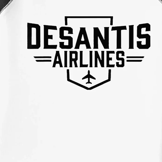 Desantis Airlines Funny Political Meme Ron Desantis Infant Baby Jersey Bodysuit