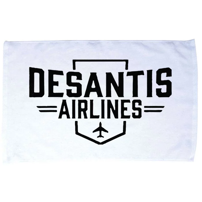 DeSantis Airlines Funny Political Meme Ron DeSantis Microfiber Hand Towel