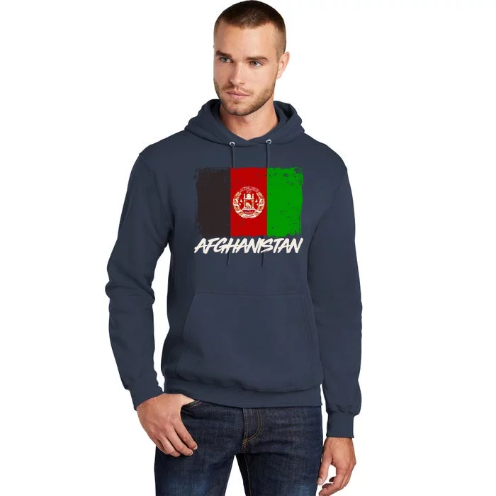 Distressed Afghanistan Flag Tall Hoodie