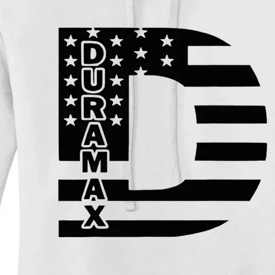 Duramax American Flag Women's Pullover Hoodie