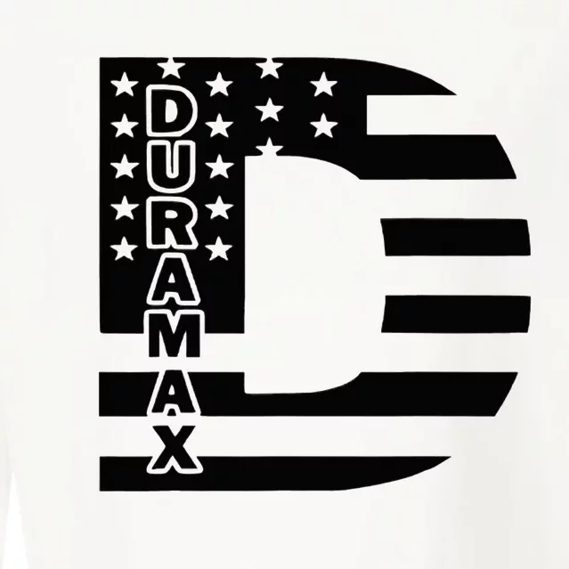 Duramax American Flag Cropped Pullover Crew