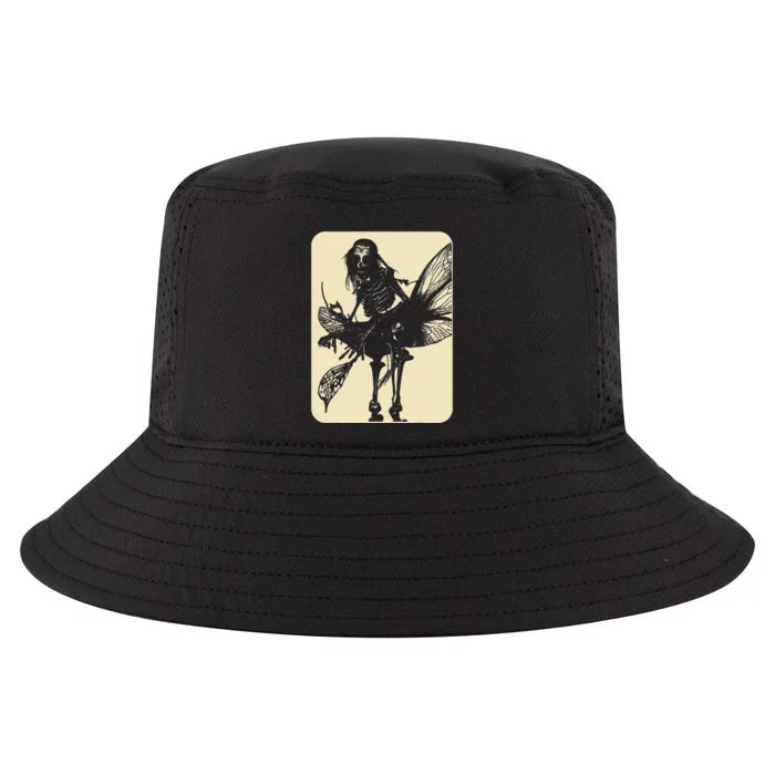 Dark Art Fairycore Butterfly Skeleton Cool Comfort Performance Bucket Hat