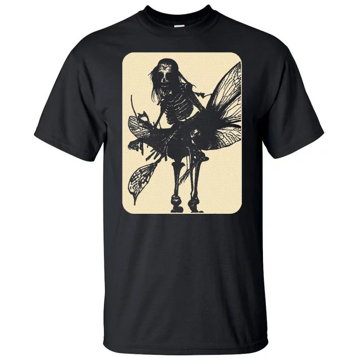 Dark Art Fairycore Butterfly Skeleton Tall T-Shirt