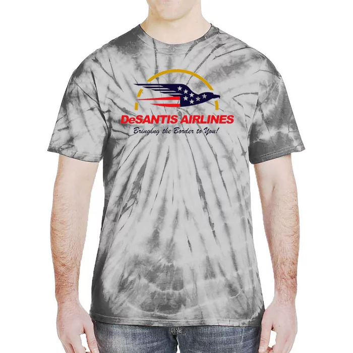 Desantis Airlines Funny Political Meme Ron Desantis Tie-Dye T-Shirt