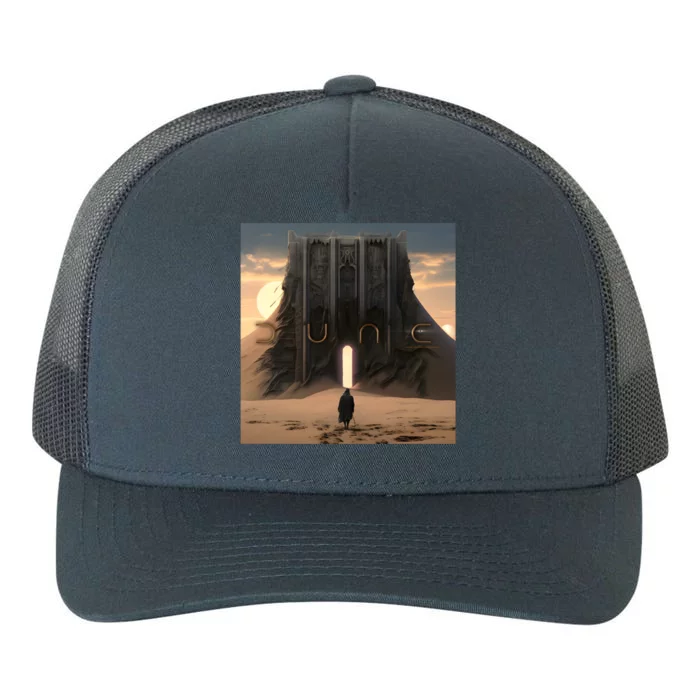 Dune Arrakis Fan Art Yupoong Adult 5-Panel Trucker Hat