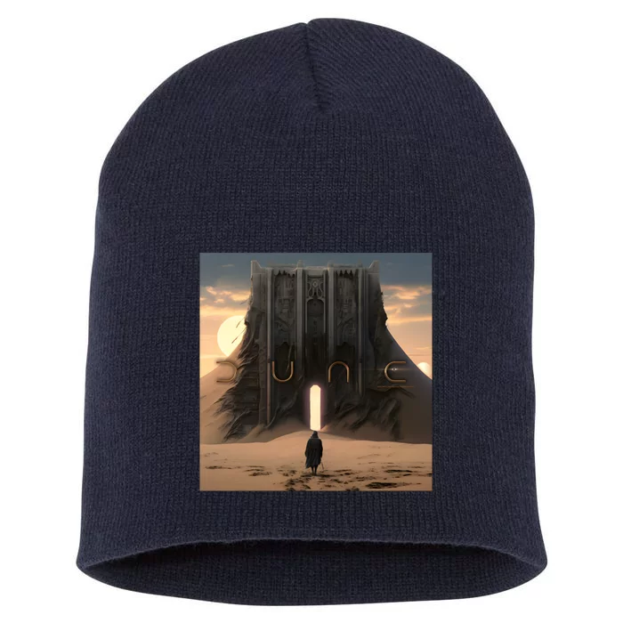 Dune Arrakis Fan Art Short Acrylic Beanie