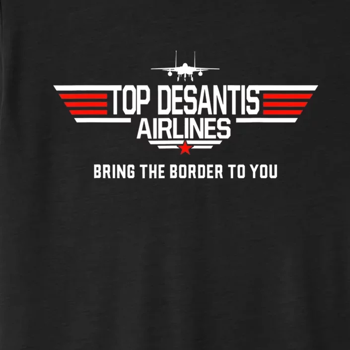 DeSantis Airlines Funny Political Meme Top DeSantis Airlines ChromaSoft Performance T-Shirt