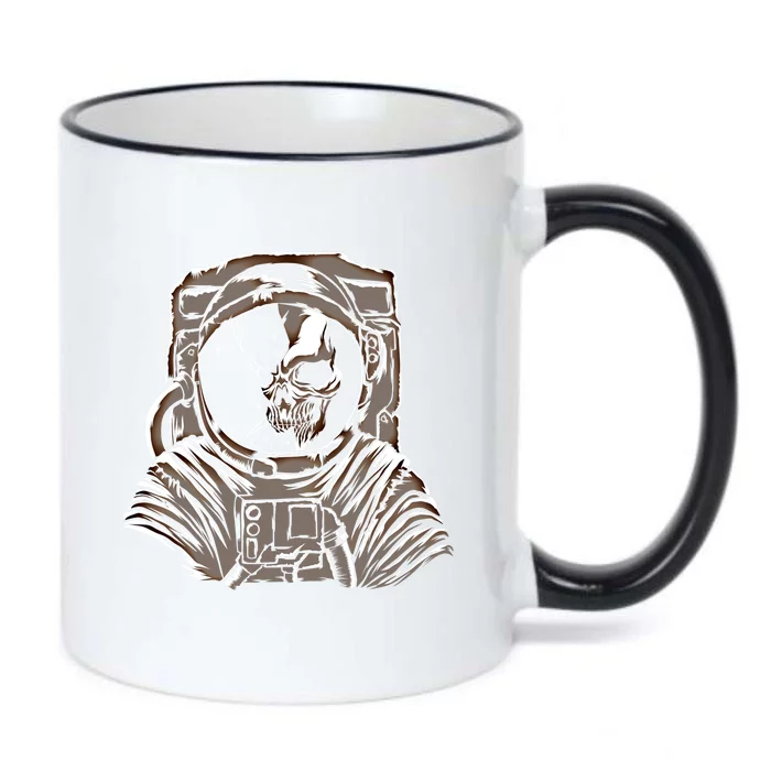 Dead Astronaut Forgotten In Space Galaxy Explorer Gift Black Color Changing Mug