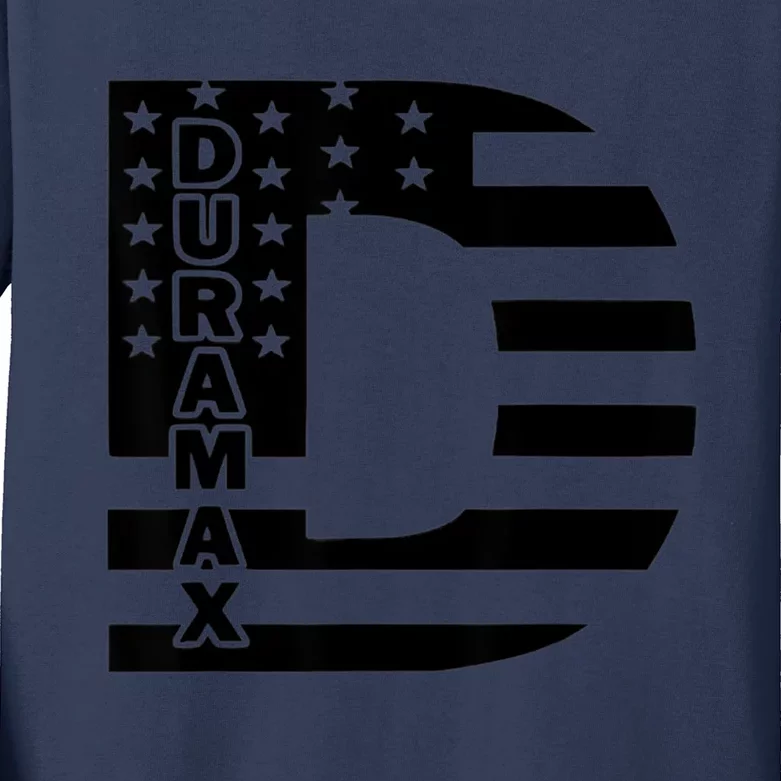 Duramax American Flag Kids Long Sleeve Shirt