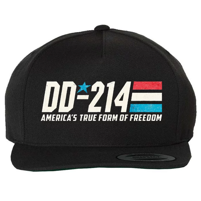 Dd214 Armed Forces Military Alumni Vintage Wool Snapback Cap