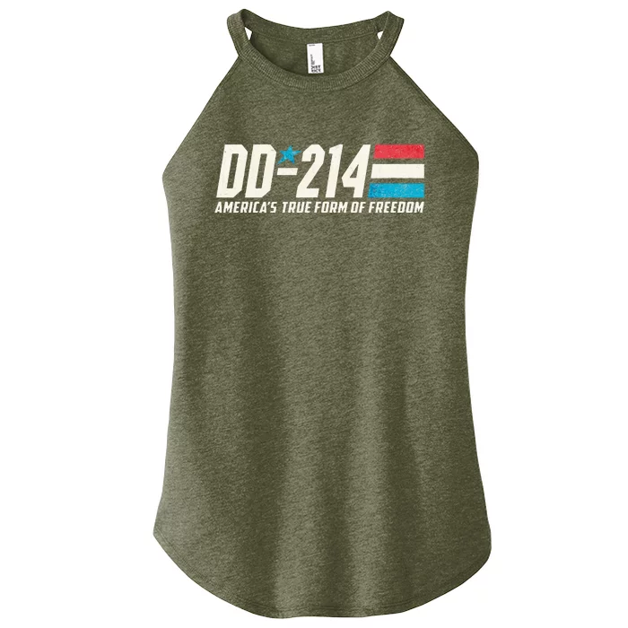 Dd214 Armed Forces Military Alumni Vintage Women’s Perfect Tri Rocker Tank