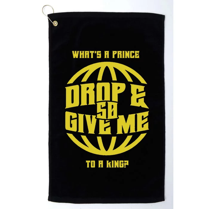 Drop And Give Me 50 Rap Beef Pushups Platinum Collection Golf Towel