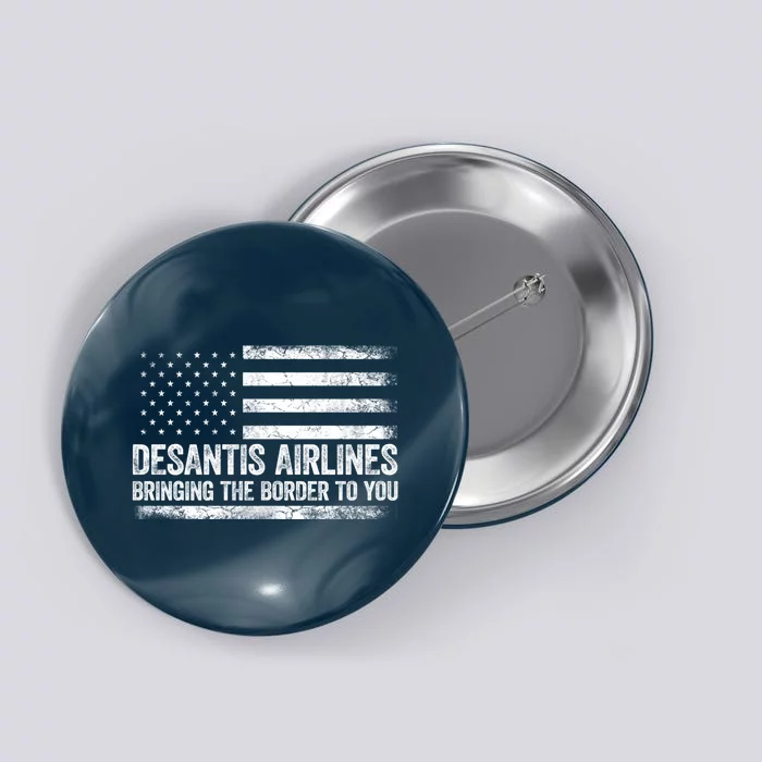 DeSantis Airlines Gifts Funny DeSantis Airlines Button