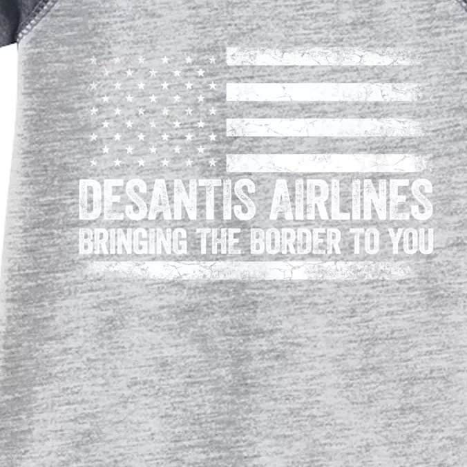 DeSantis Airlines Gifts Funny DeSantis Airlines Infant Baby Jersey Bodysuit