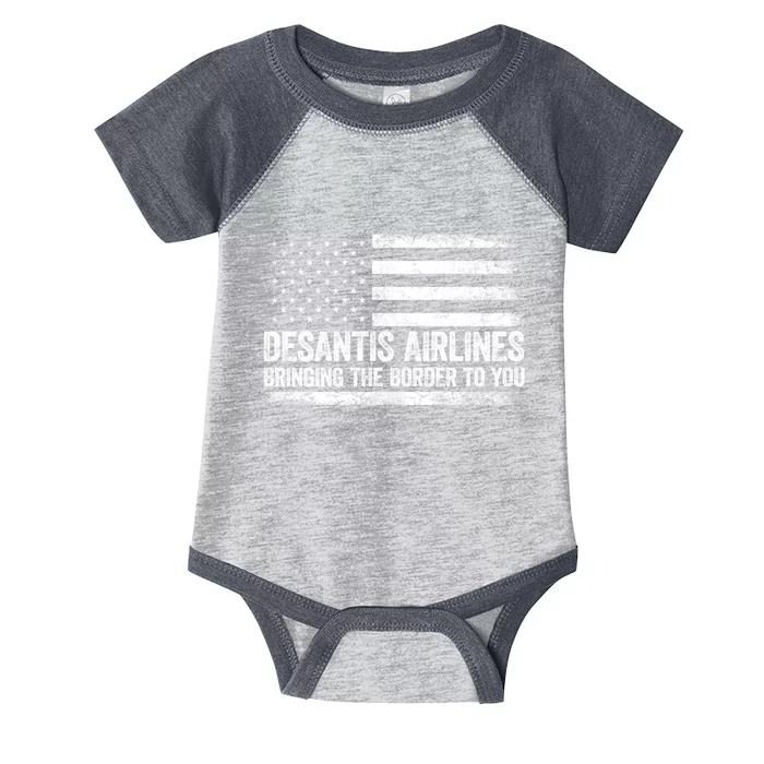 DeSantis Airlines Gifts Funny DeSantis Airlines Infant Baby Jersey Bodysuit