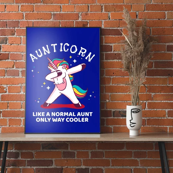 Dabbing Aunticorn Gift For Aunt From Niece Gift Poster