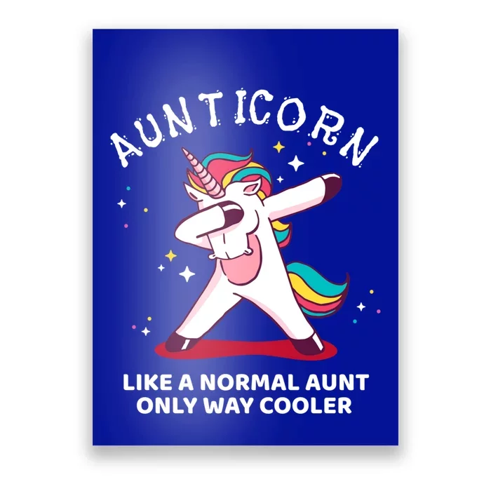 Dabbing Aunticorn Gift For Aunt From Niece Gift Poster