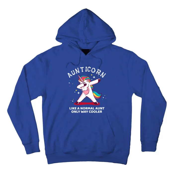 Dabbing Aunticorn Gift For Aunt From Niece Gift Tall Hoodie