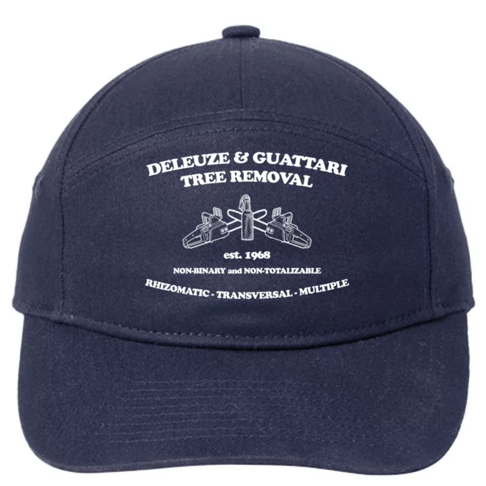 Deleuze And Guattari Tree Removal 7-Panel Snapback Hat