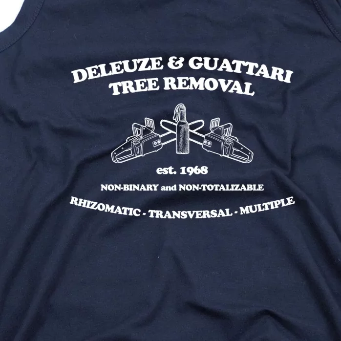 Deleuze And Guattari Tree Removal Tank Top