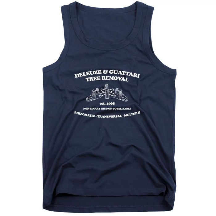 Deleuze And Guattari Tree Removal Tank Top