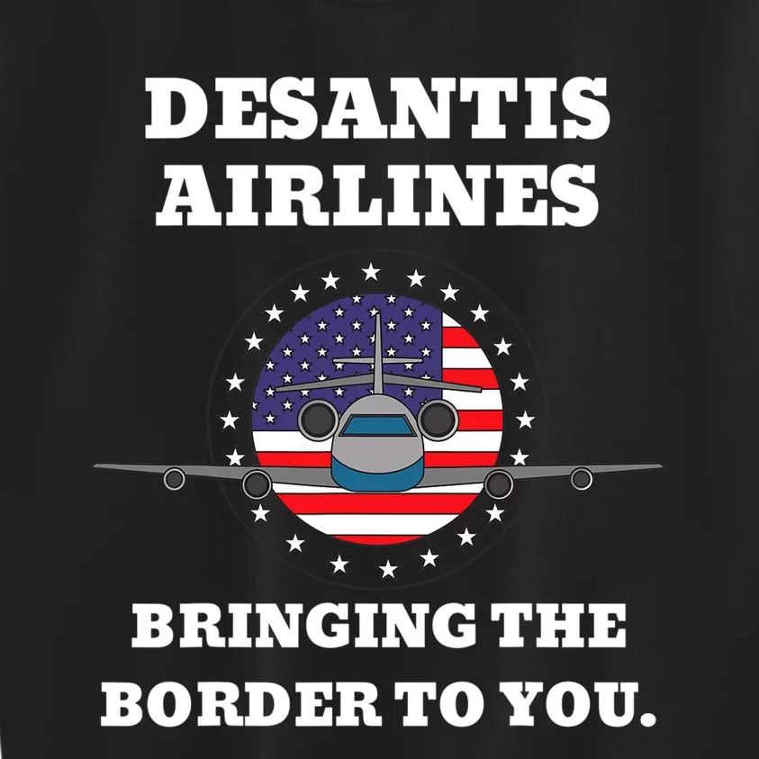 DeSantis Airlines Gift Kids Sweatshirt