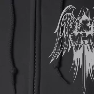 Dark Angel Goth Gothic Full Zip Hoodie