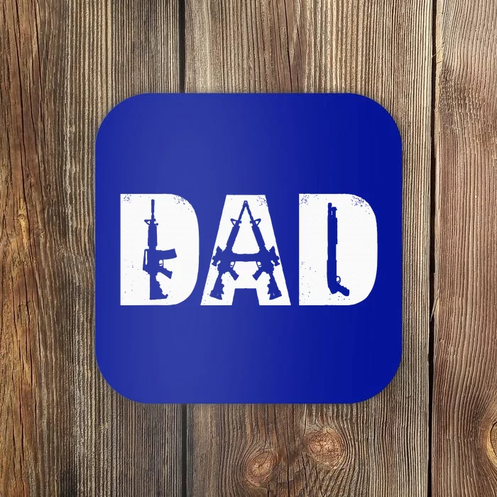 Dad And Guns Collection Vintage FatherS Day Gun Coaster