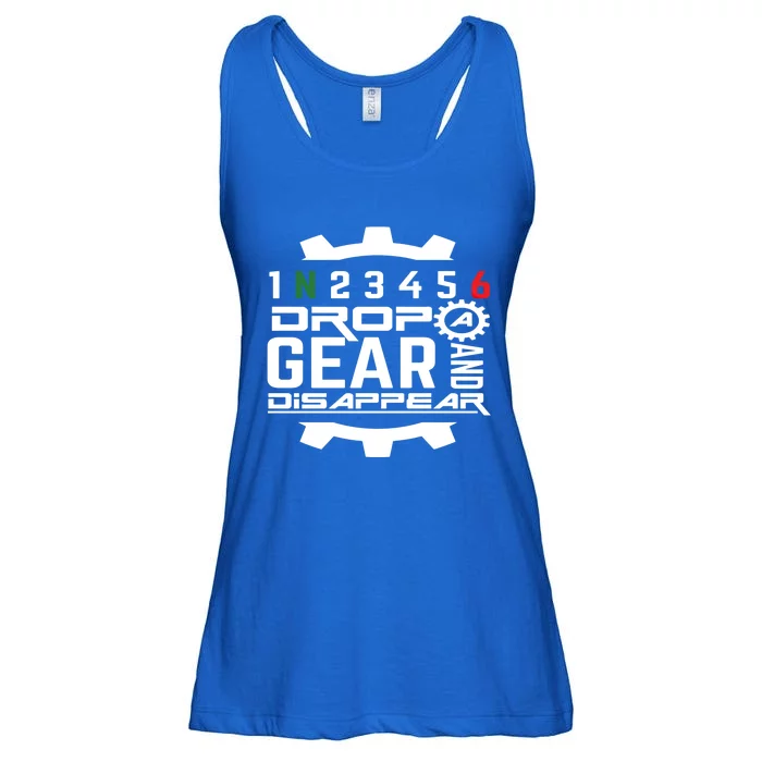 Drop A Gear And Disappearcute Giftracing Sports Car Gift Meaningful Gift Ladies Essential Flowy Tank