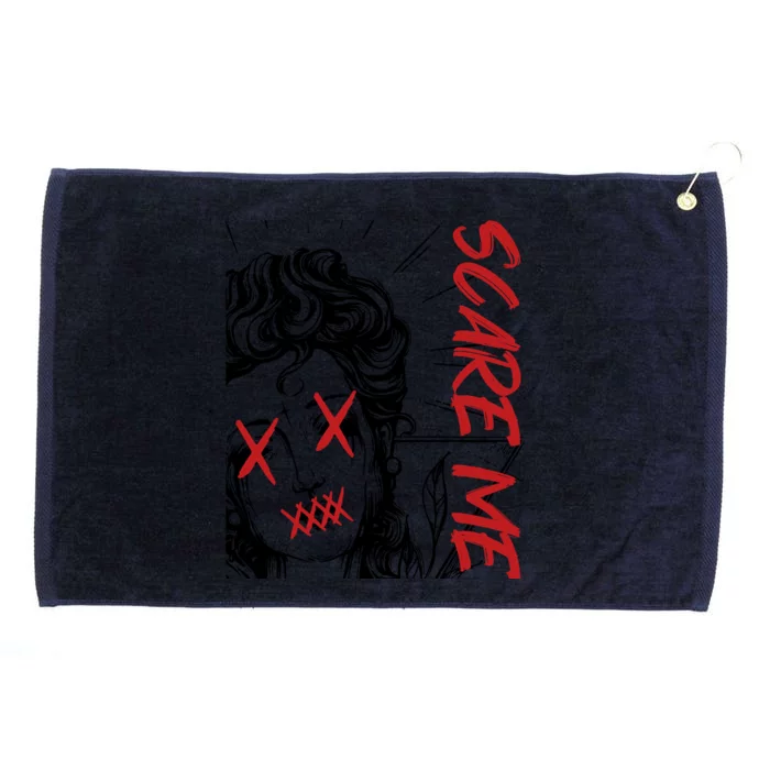 Dark Art Grunge Gothic Women Horror Graphic Grommeted Golf Towel