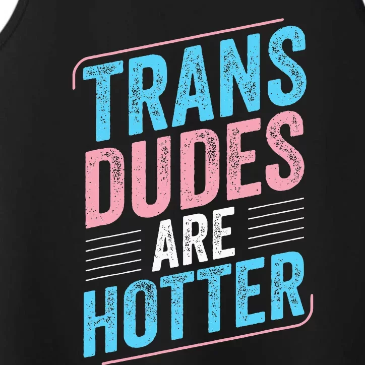 Dudes Are Hotter Pride Lgbt Performance Tank