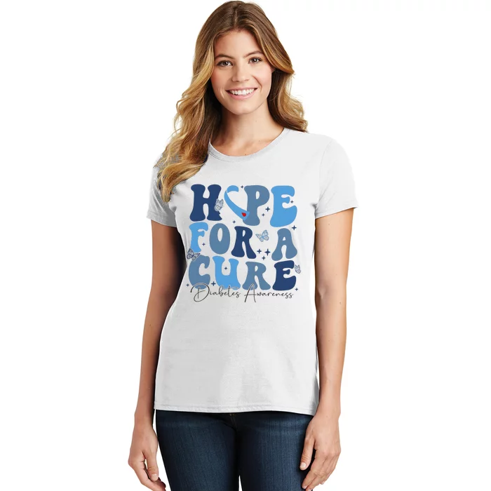 Diabetes Awareness Hope For A Cure Women's T-Shirt