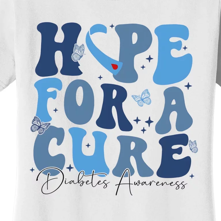 Diabetes Awareness Hope For A Cure Women's T-Shirt