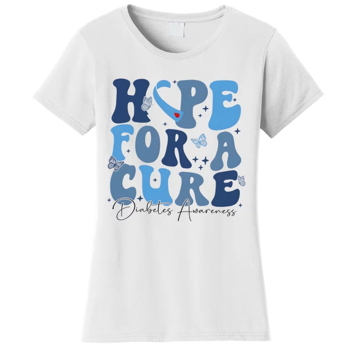 Diabetes Awareness Hope For A Cure Women's T-Shirt