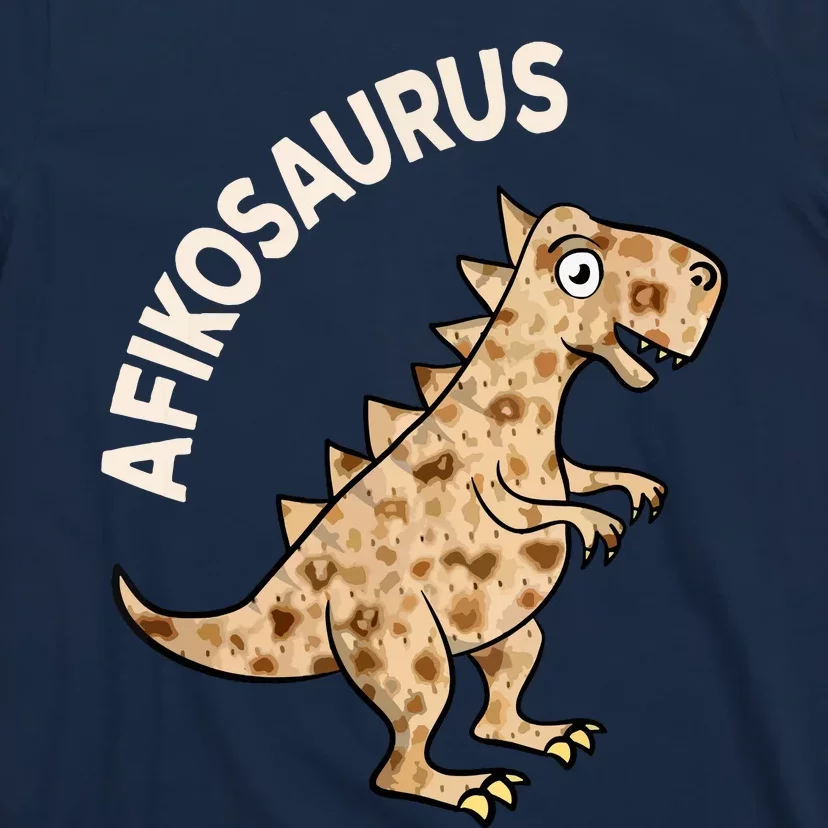 Dinosaur Afiko Hebrew Passover Jewish Funny T-Shirt