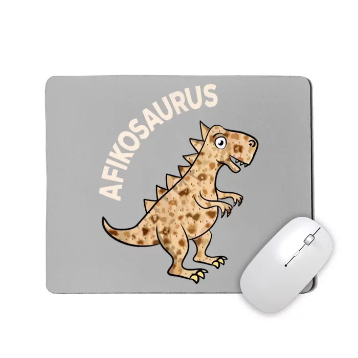 Dinosaur Afiko Hebrew Passover Jewish Funny Mousepad