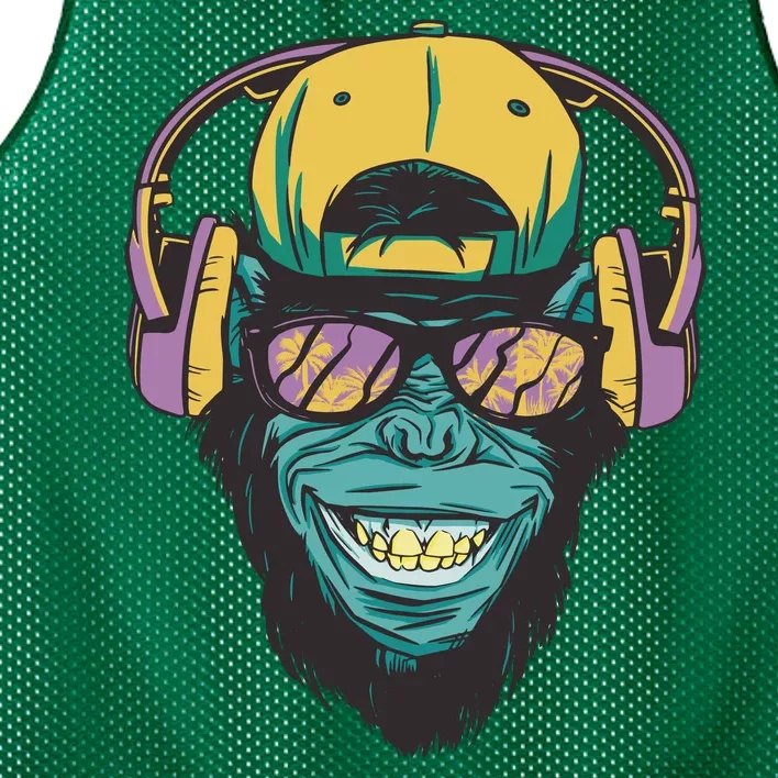 DJ Ape Headphones Mesh Reversible Basketball Jersey Tank