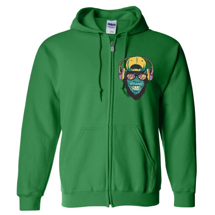 DJ Ape Headphones Full Zip Hoodie