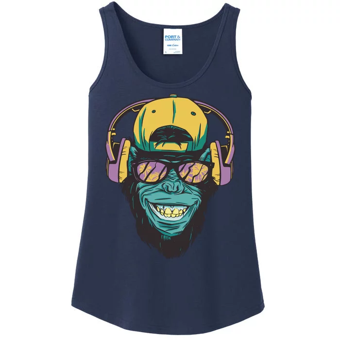 DJ Ape Headphones Ladies Essential Tank