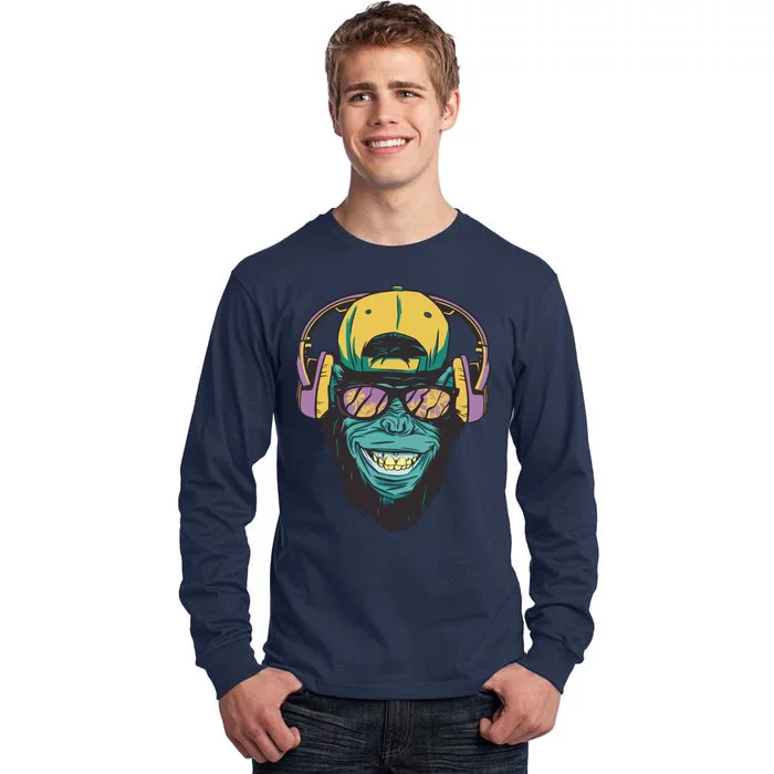 DJ Ape Headphones Tall Long Sleeve T-Shirt