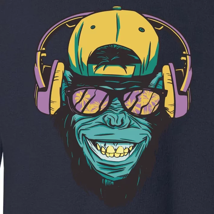 DJ Ape Headphones Toddler Sweatshirt