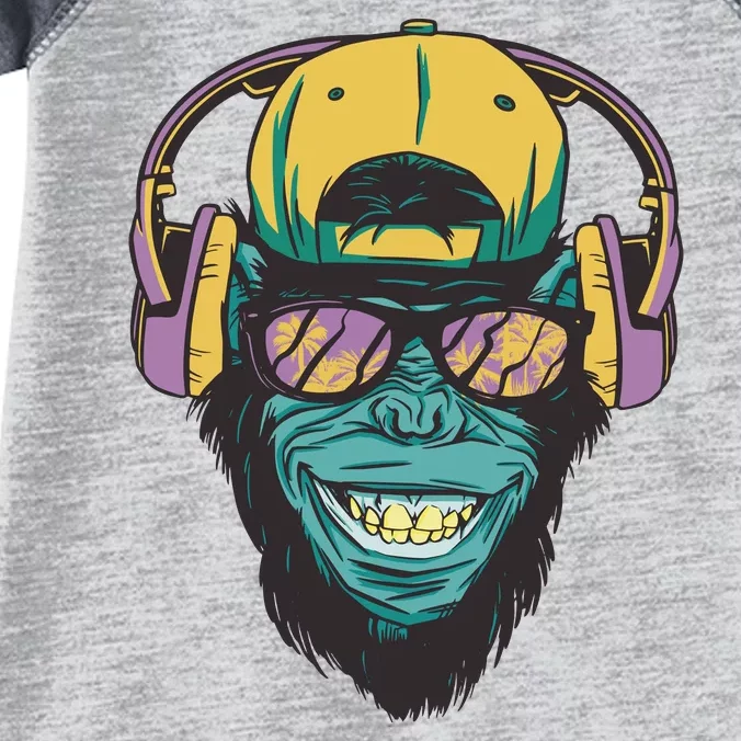 DJ Ape Headphones Infant Baby Jersey Bodysuit