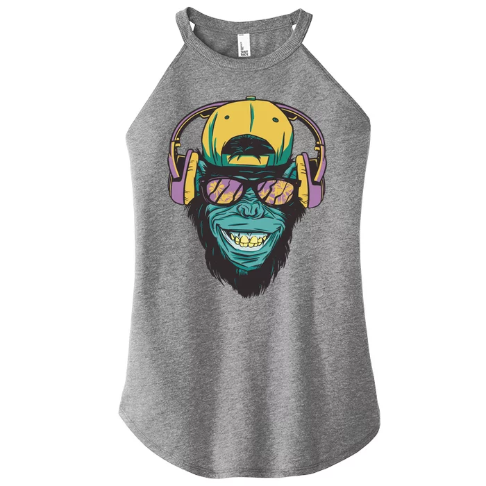 DJ Ape Headphones Women’s Perfect Tri Rocker Tank