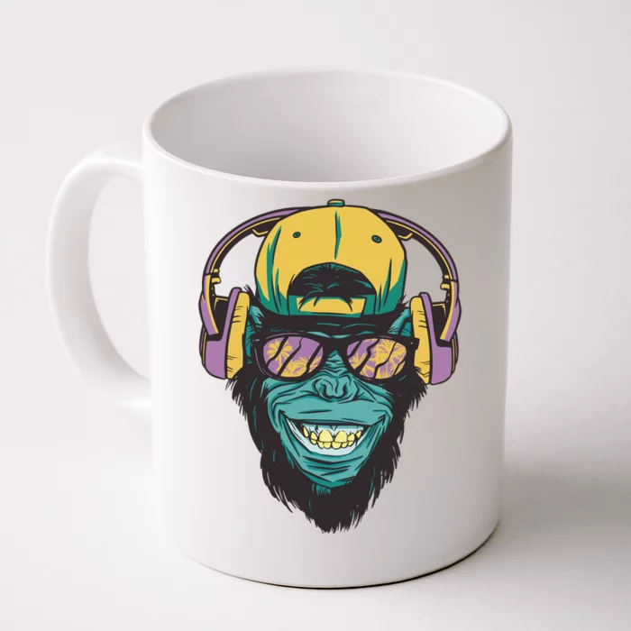 DJ Ape Headphones Front & Back Coffee Mug