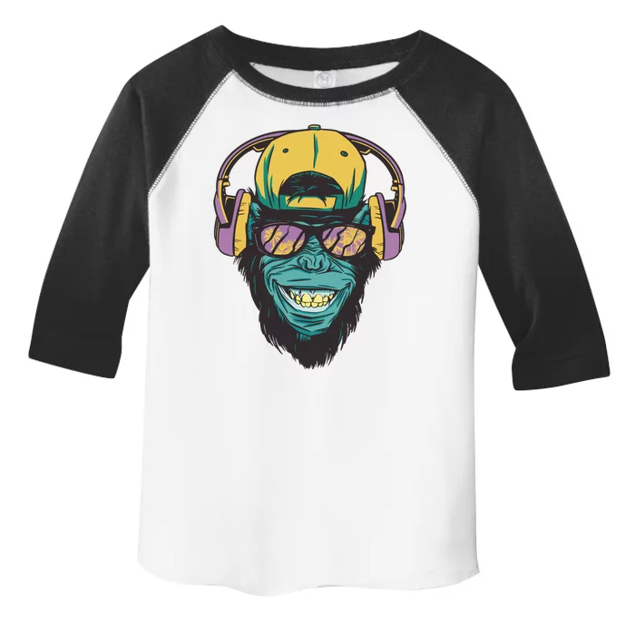 DJ Ape Headphones Toddler Fine Jersey T-Shirt