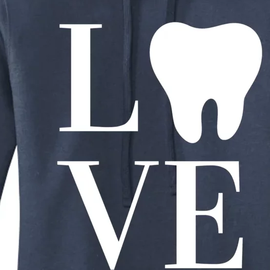 Dentist Assistant Hygienist Love Teeth Dental Gift Women's Pullover Hoodie