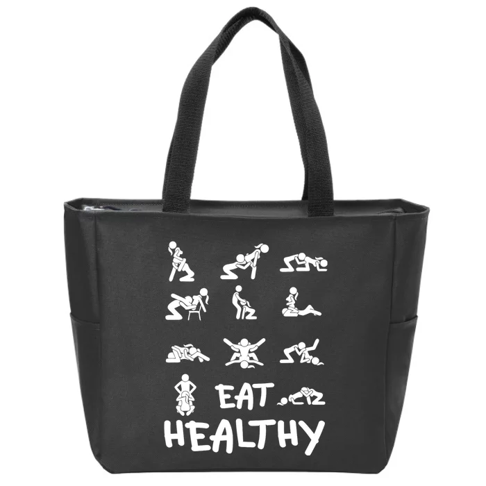 Dirty Adult Humor Saying Joke Zip Tote Bag