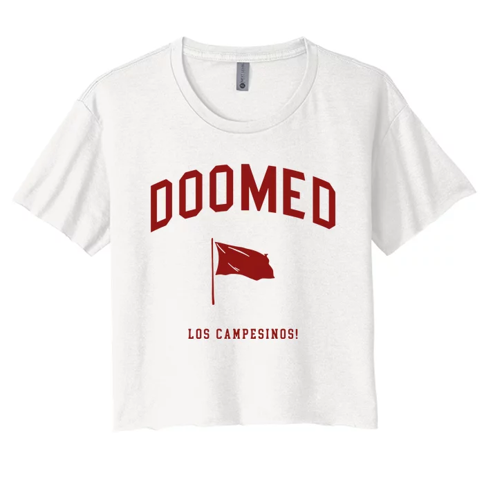 Doomed (All Hell) Los Campesinos Women's Crop Top Tee