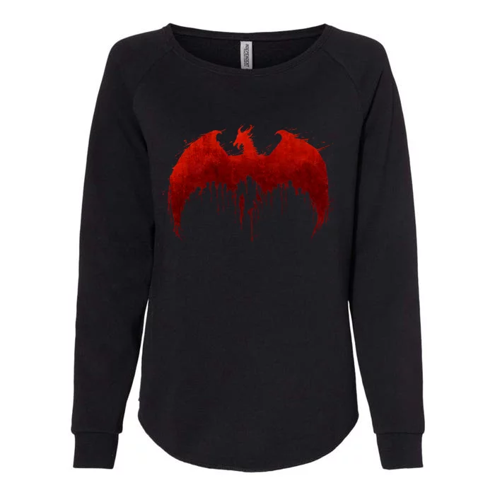 Dragon Age Ii Blood Dragon V1 Womens California Wash Sweatshirt