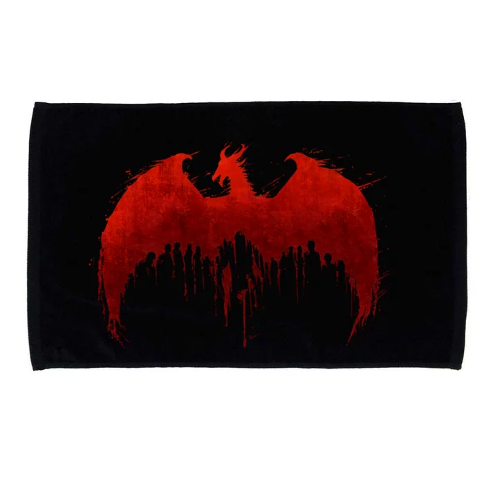 Dragon Age Ii Blood Dragon V1 Microfiber Hand Towel